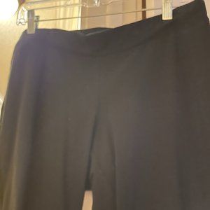 Eileen Fisher Stretch Crepe Ankle Pants Black